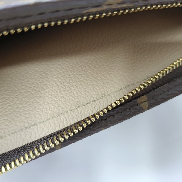 TOILET POCKET 19 Monogram Coated Canvas Brown