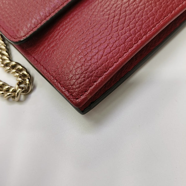 Calfskin Shoulder Bag Red