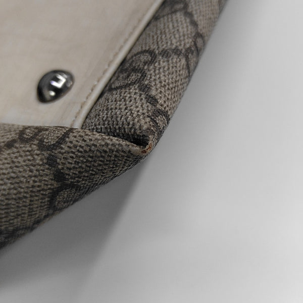 Monogram Coated Canvas Tote Bag Beige