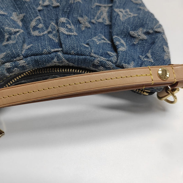 Pochette Valley Monogram Denim Blue