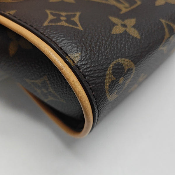 Pochette Camille Monogram Coated Canvas Brown