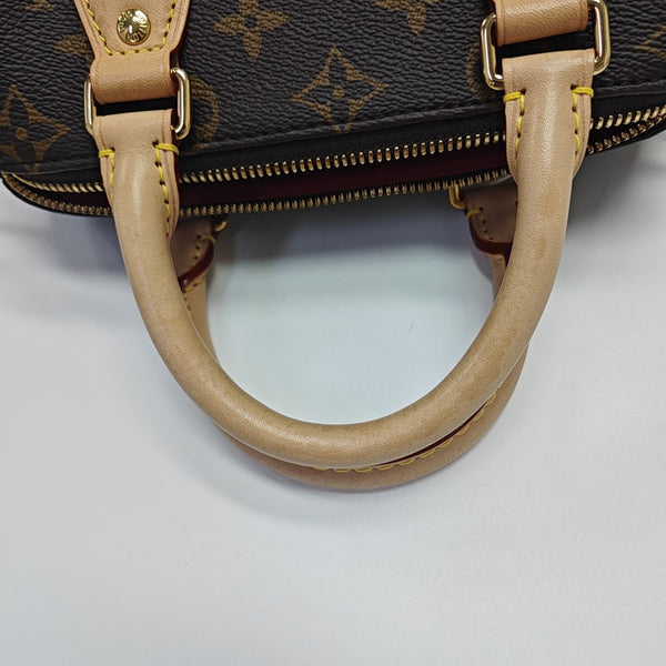 SPEEDY 20 Monogram Coated Canvas Brown