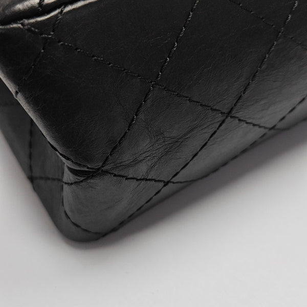 2.55 227 (jumbo) Quilted Calfskin Black