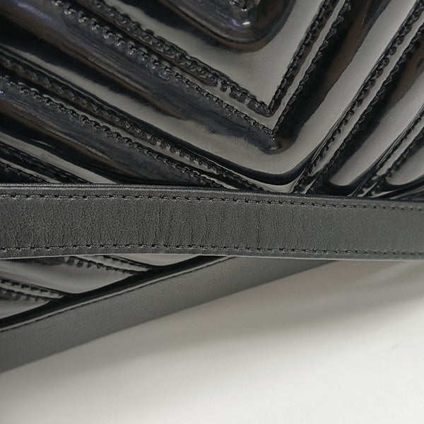 Chevron Calfskin Black