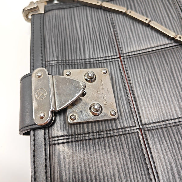 Quilted Calfskin Tote Bag Black