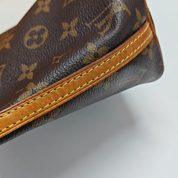 NÉONOÉ Nano Monogram Coated Canvas Brown