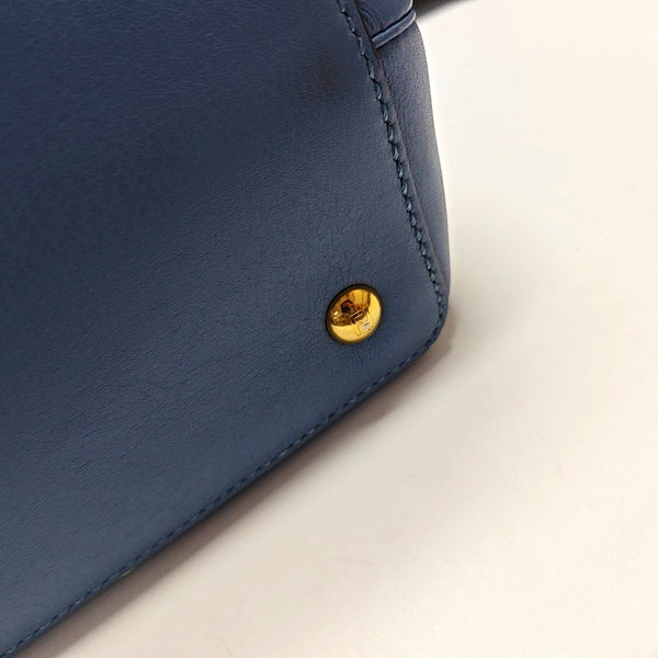 2 Jours Small Calfskin Blue