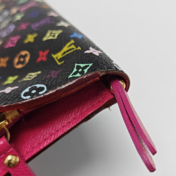 LV × TM INSOLITE Monogram Coated Canvas Black Wallet