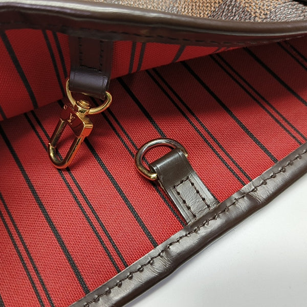 NEVERFULL MM Damier Ebene Coated Canvas Brown
