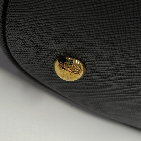 Canvas Top Handle Bag Black