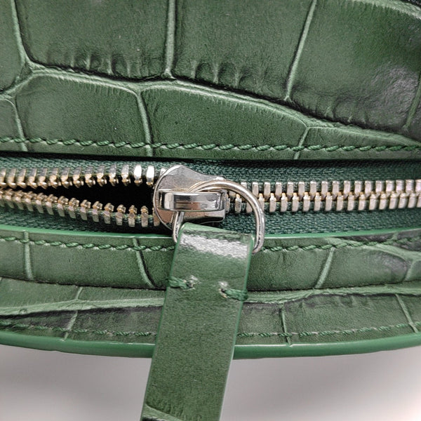 Leather Shoulder Bag Green