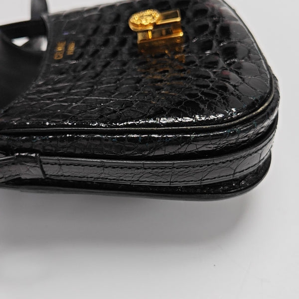 Calfskin Shoulder Bag Black
