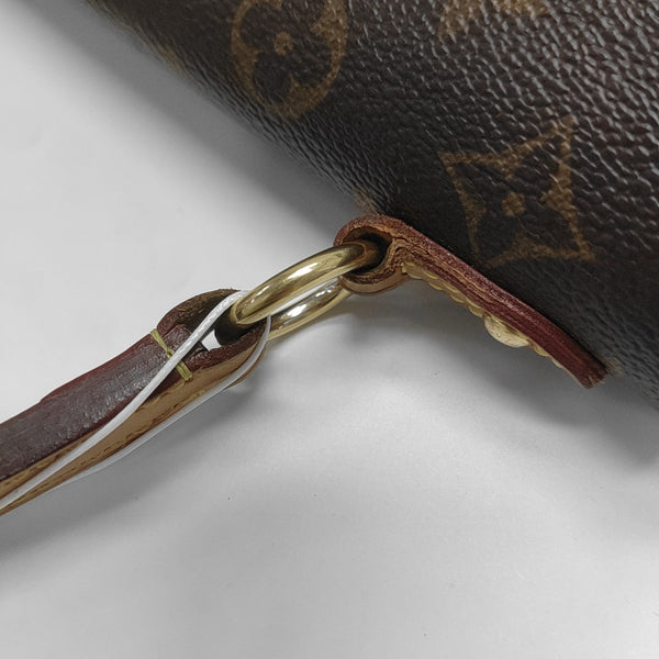 CLUNY PM Monogram Coated Canvas Brown