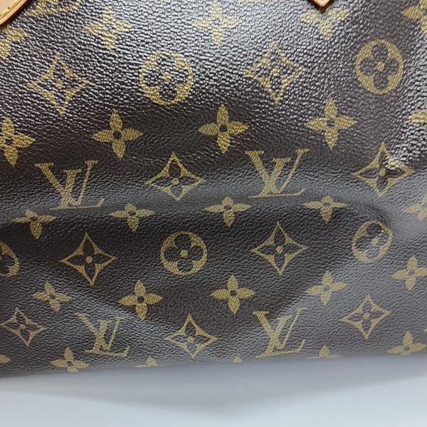 SPEEDY 30 Monogram Coated Canvas Brown