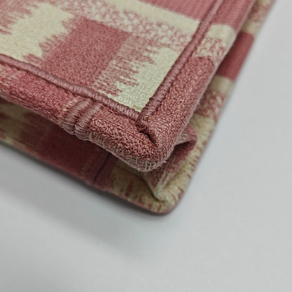 Book Tote Mini Fabric Pink