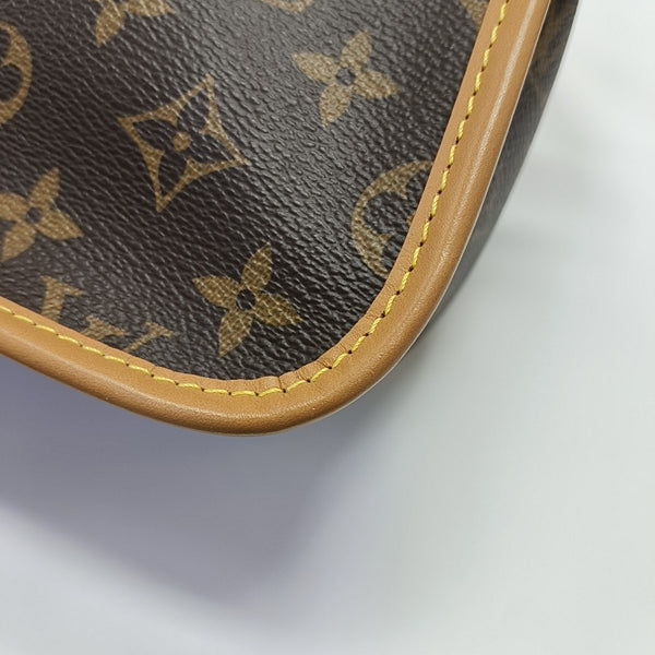 DIANE Monogram Coated Canvas Brown