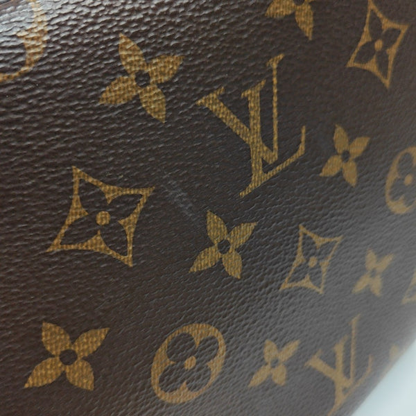 NÉONOÉ MM Monogram Coated Canvas Brown