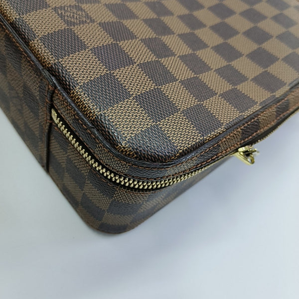 SABANA Damier Ebene Coated Canvas Brown