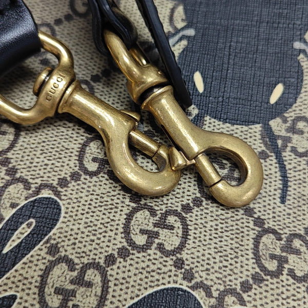 GG Supreme Monogram Coated Canvas Brown