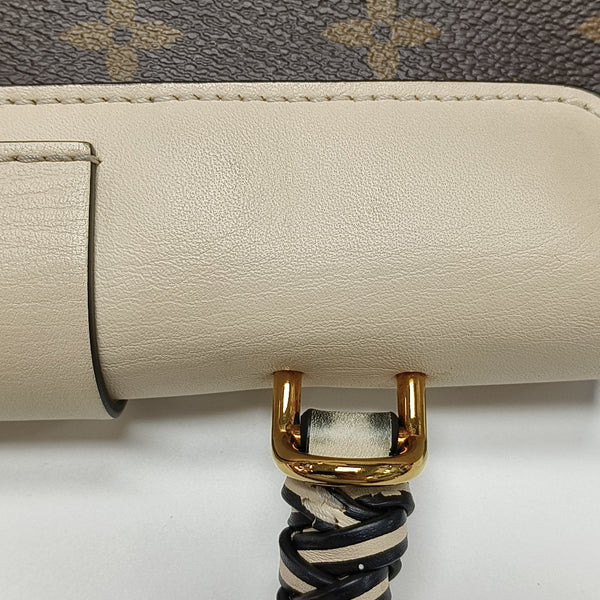 LOCKY BB Monogram Coated Canvas Beige