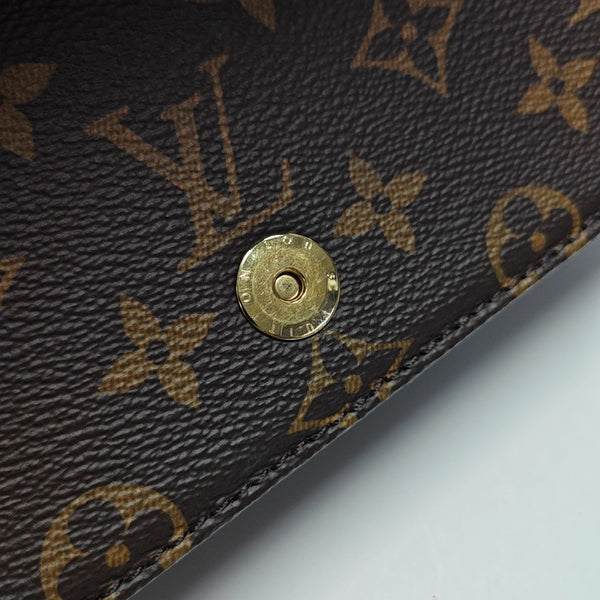 Lily Monogram Coated Canvas Brown