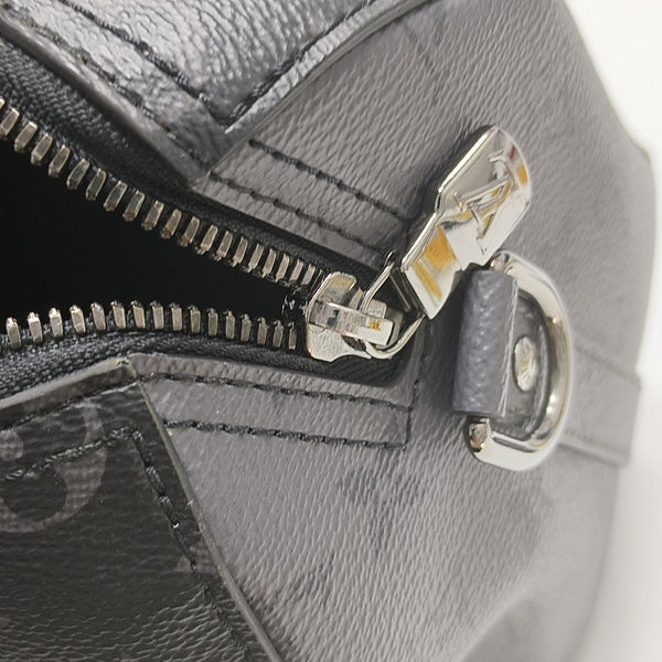 KEEPALL Monogram Coated Canvas Black