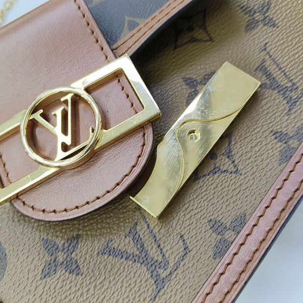 DAUPHINE WOC Monogram Coated Canvas Brown