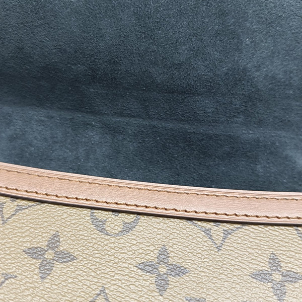 DAUPHINE MM Monogram Coated Canvas Brown