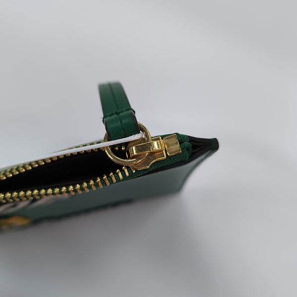 Calfskin Clutch Green