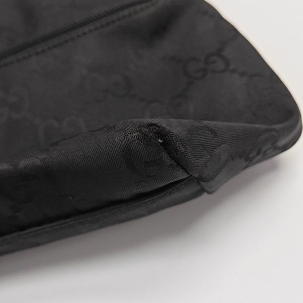 Monogram Canvas Shoulder Bag Black