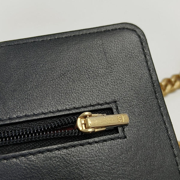 TRENDY CC Quilted Lambskin Black