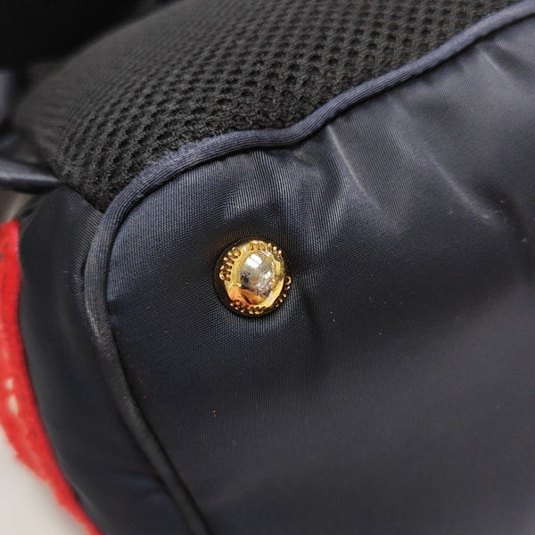 Fabric Backpack Blue