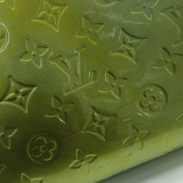 SHERWOOD Monogram Patent Leather Green