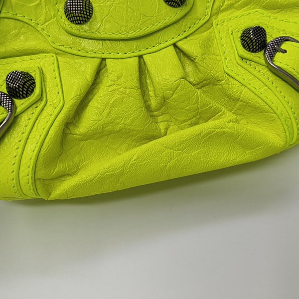 Le Cagole Mini Calfskin Green