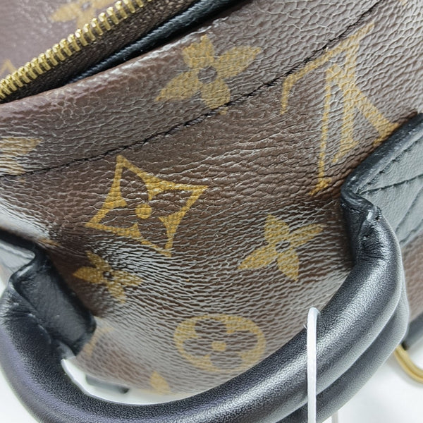 PALM SPRINGS Mini Monogram Coated Canvas Brown