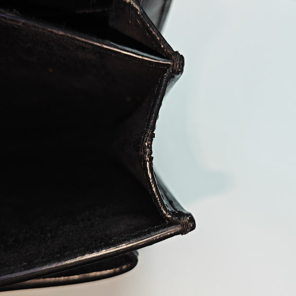 SUNSET Medium Calfskin Black