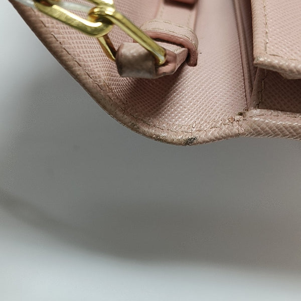 Saffiano Calfskin Shoulder Bag Pink