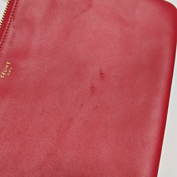 TRIO Small Calfskin Red