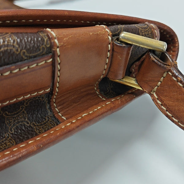 MACADAM CLUTCHES Coated Canvas Brown