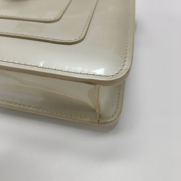 SERPENTI FOREVER Small Patent Leather White