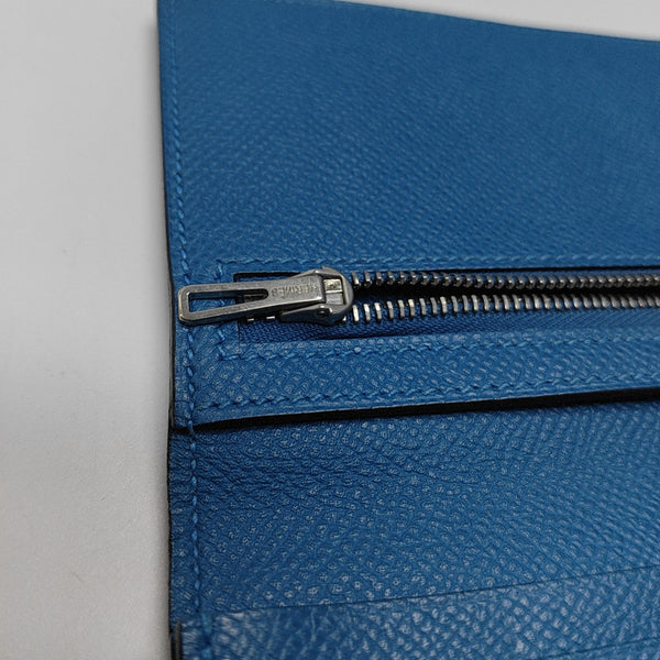 Bearn Medium Epsom Blue Wallet