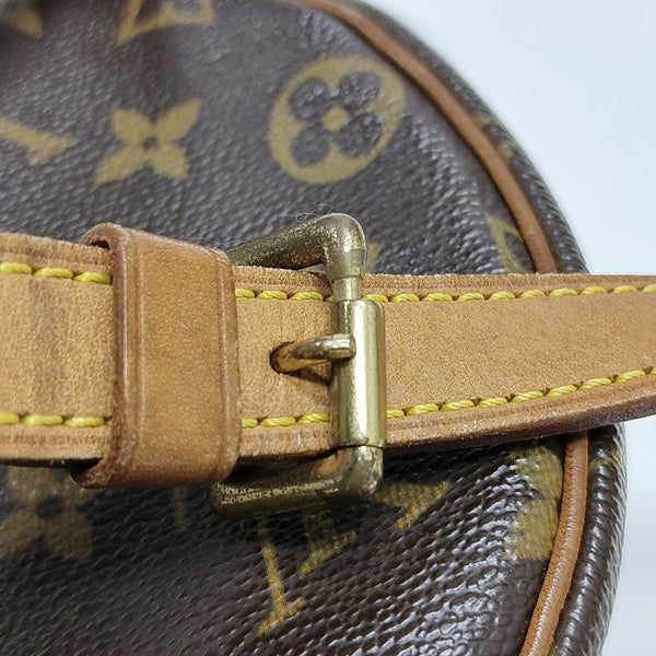 TAMBOURINE Monogram Coated Canvas Brown