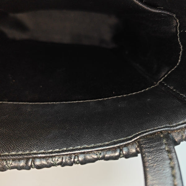 Matelassé Quilted Lambskin Black