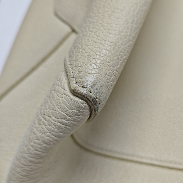CABAS PHANTOM Small Calfskin White