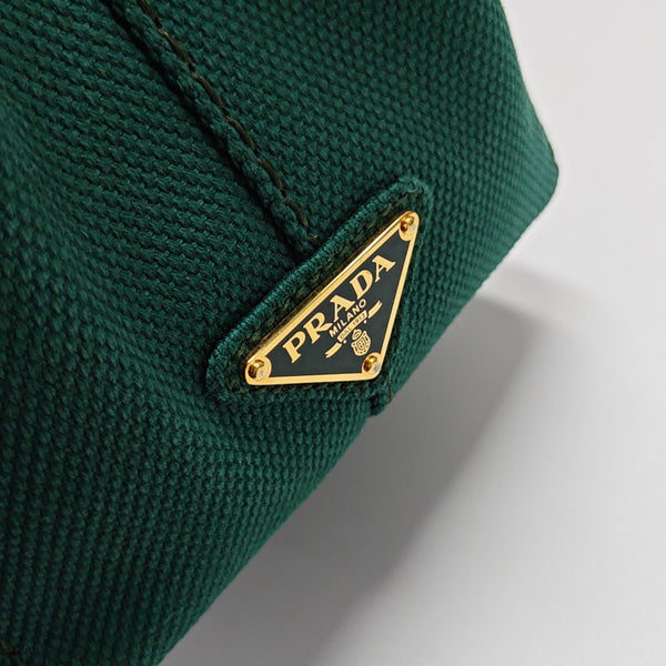 Denim Quilted Canvas Green