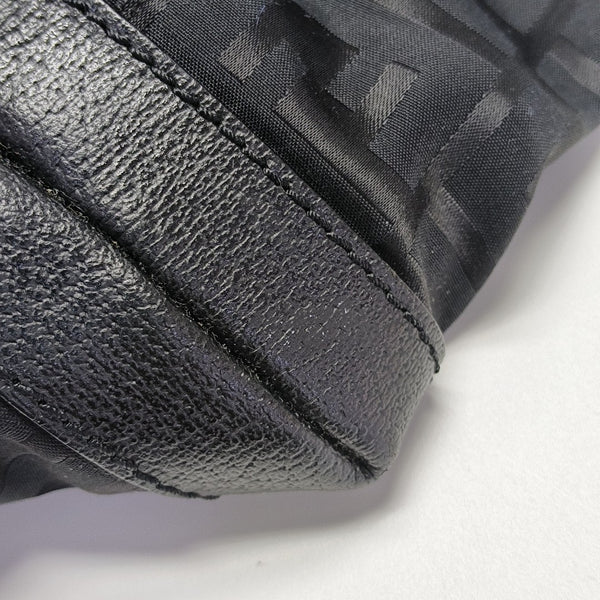Fabric Top Handle Bag Black