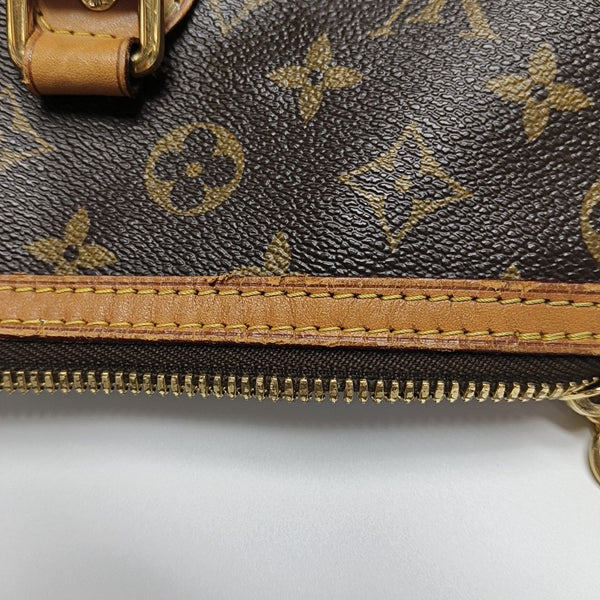 PALERMO PM Monogram Coated Canvas Brown