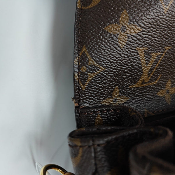 MÉTIS MM Monogram Coated Canvas Brown