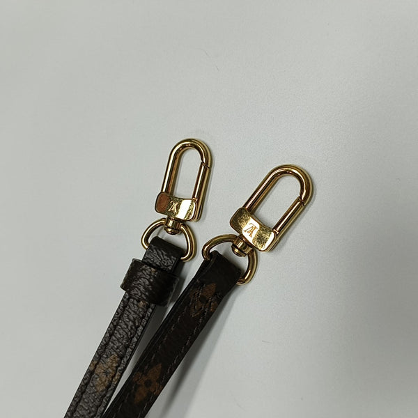 PETITE MALLE Monogram Coated Canvas Brown