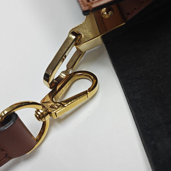 DAUPHINE MM Monogram Coated Canvas Brown